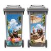 PVC Stickers Self-adhesive Decorative Stickers Decals for Trash Decoration Sloth 820x380mm