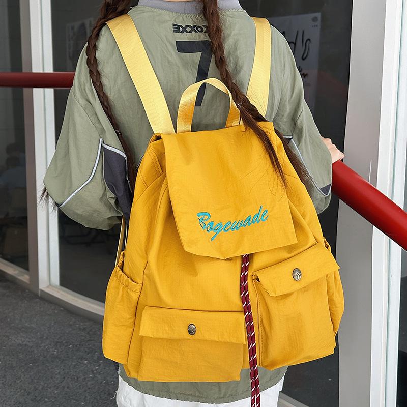 

Lightweight outdoor quick-drying backpack new ins daily commuting travel literary small backpack backpack жёлтый