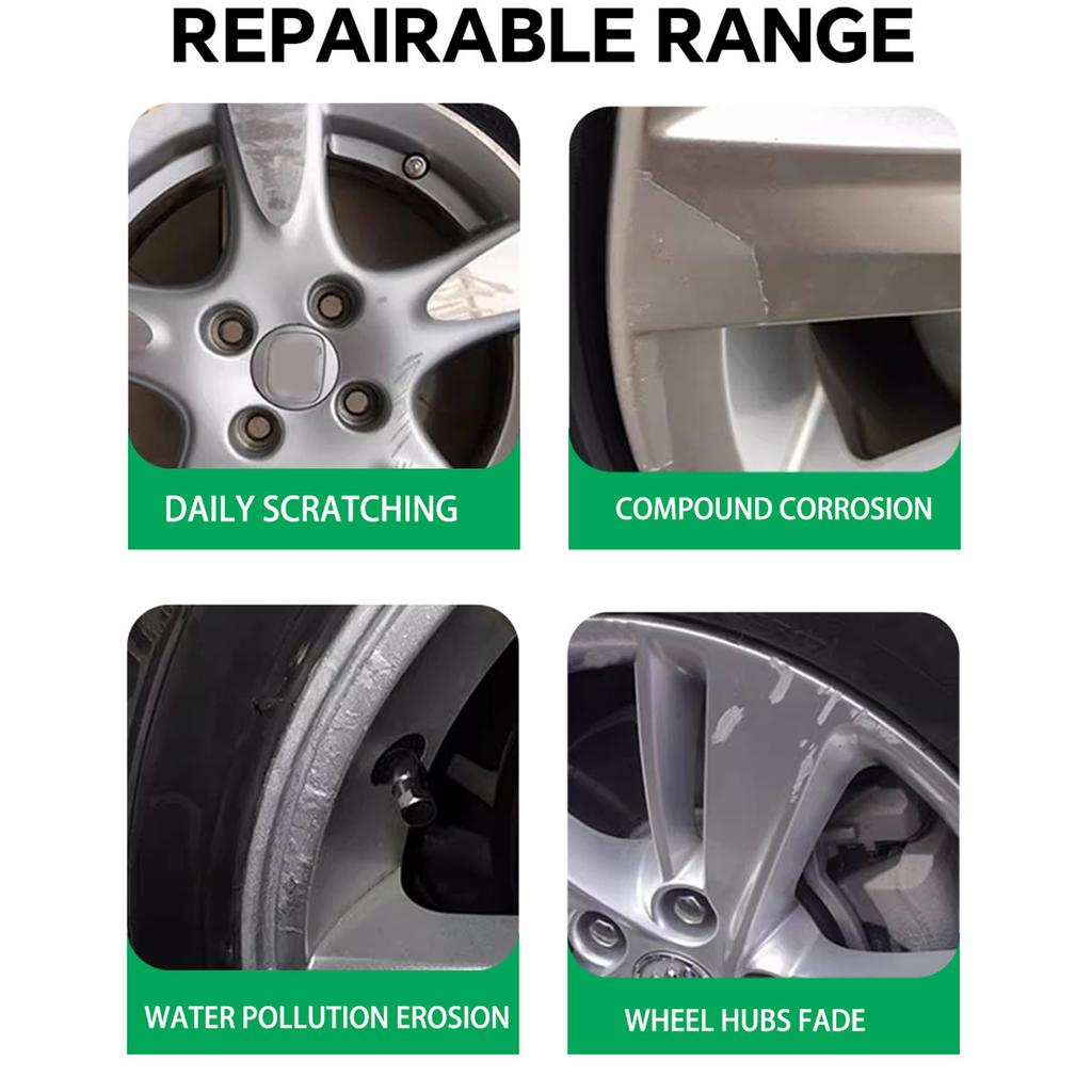 Effective Wheel Scratch Repair Paste 50g Formula Wheel Hub Scratch Remover Polish for Smooth Finishes On Metal Surfaces