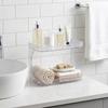 Double Layer Desktop Storage Shelf Transparent Kitchen Storage Box  Desktop Placement