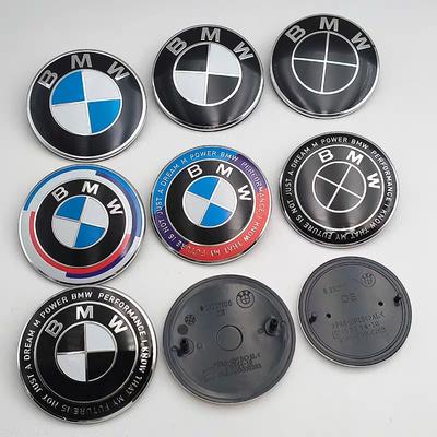 74mm/82mm grupės automobilio variklio dangčio logotipas BMW E36 E46 E53 E90 E60 E61 E93 E87 X1 X2 X3 X5 X6 F30F1Z3Z4X1 X5M2 M3M4 M8 bagažinės logotipas.