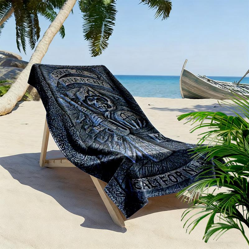 Rebellion Brotherhood Beach Towel Soft Outdoor Camping Swim Absorbent Bath Towel Outdoor Pool Towel Fashion Outdoor Picnic Beach Mat