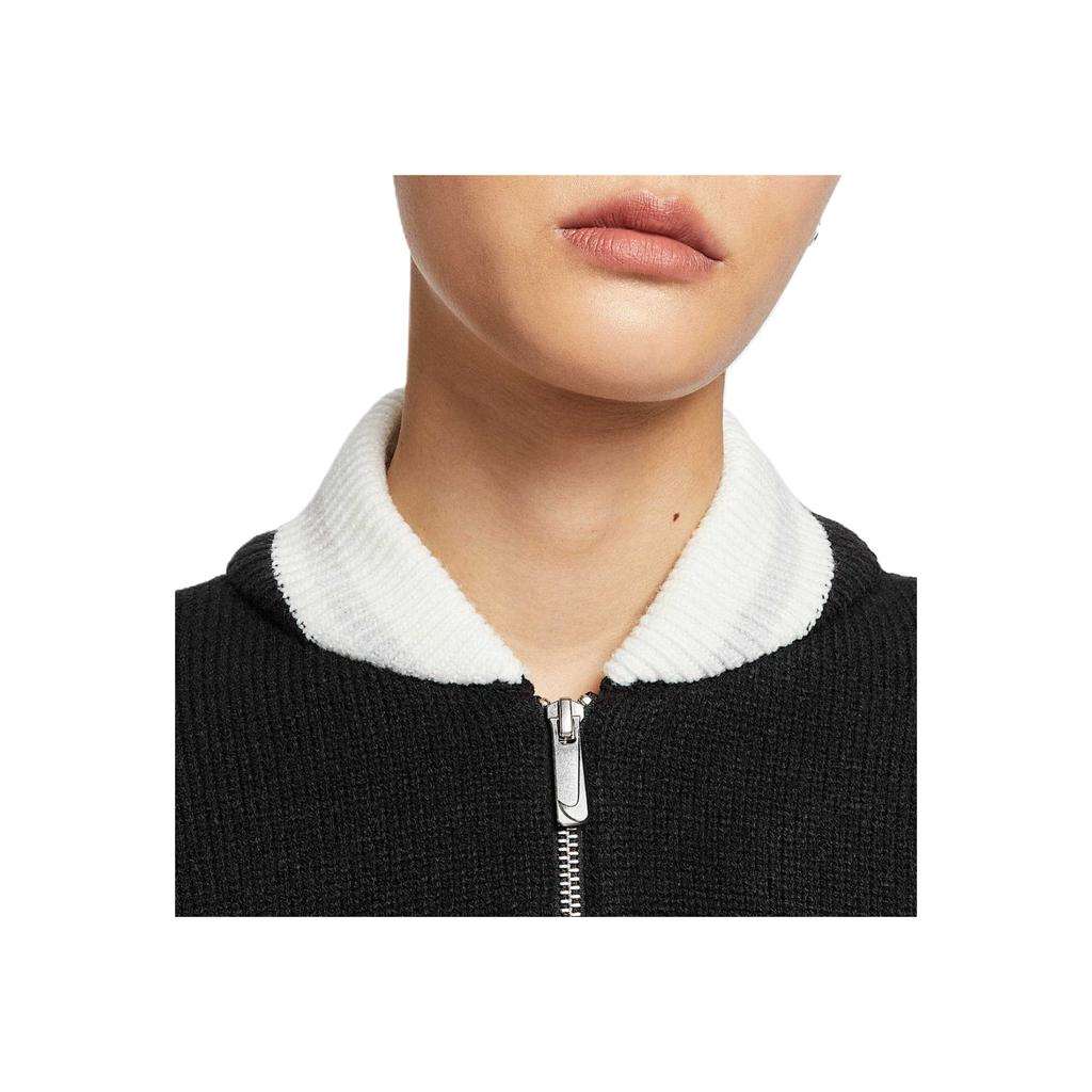 Nike Sportswear Skin-Friendly Comfortable 95 Stand Collar Knit Sweater Women Sweater HV2495-010