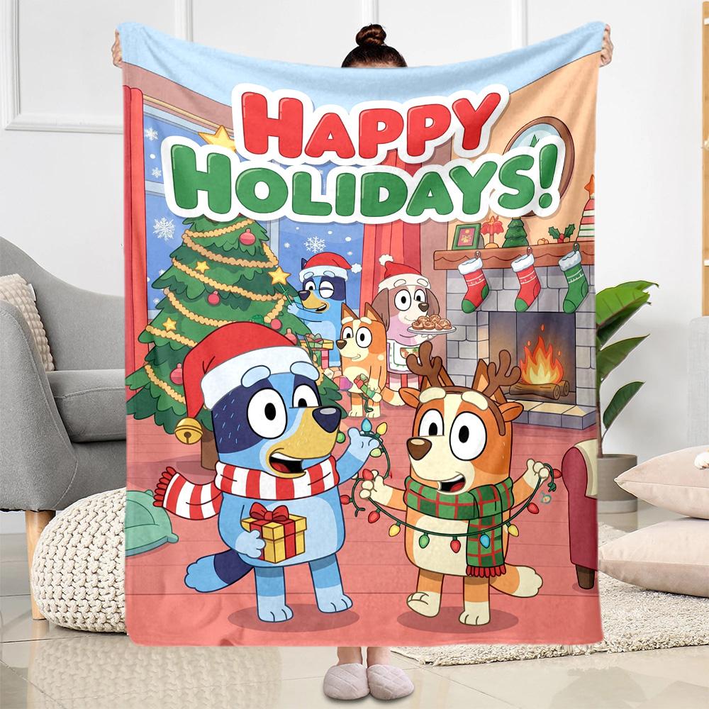 Merry Christmas Celebration Blanket Durable Comfort Perfect for Picnics Chair Sofa All-Season Use Stylish Decor Ideal Gift For Birthday Valentine'S Da