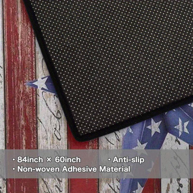 Ultraweiche Böhmische Teppichmatte Rutschfeste Gummirückseite Maschinenwaschbar Polyester Lebendiges Retro-Wellenmuster Orange Rot Grün