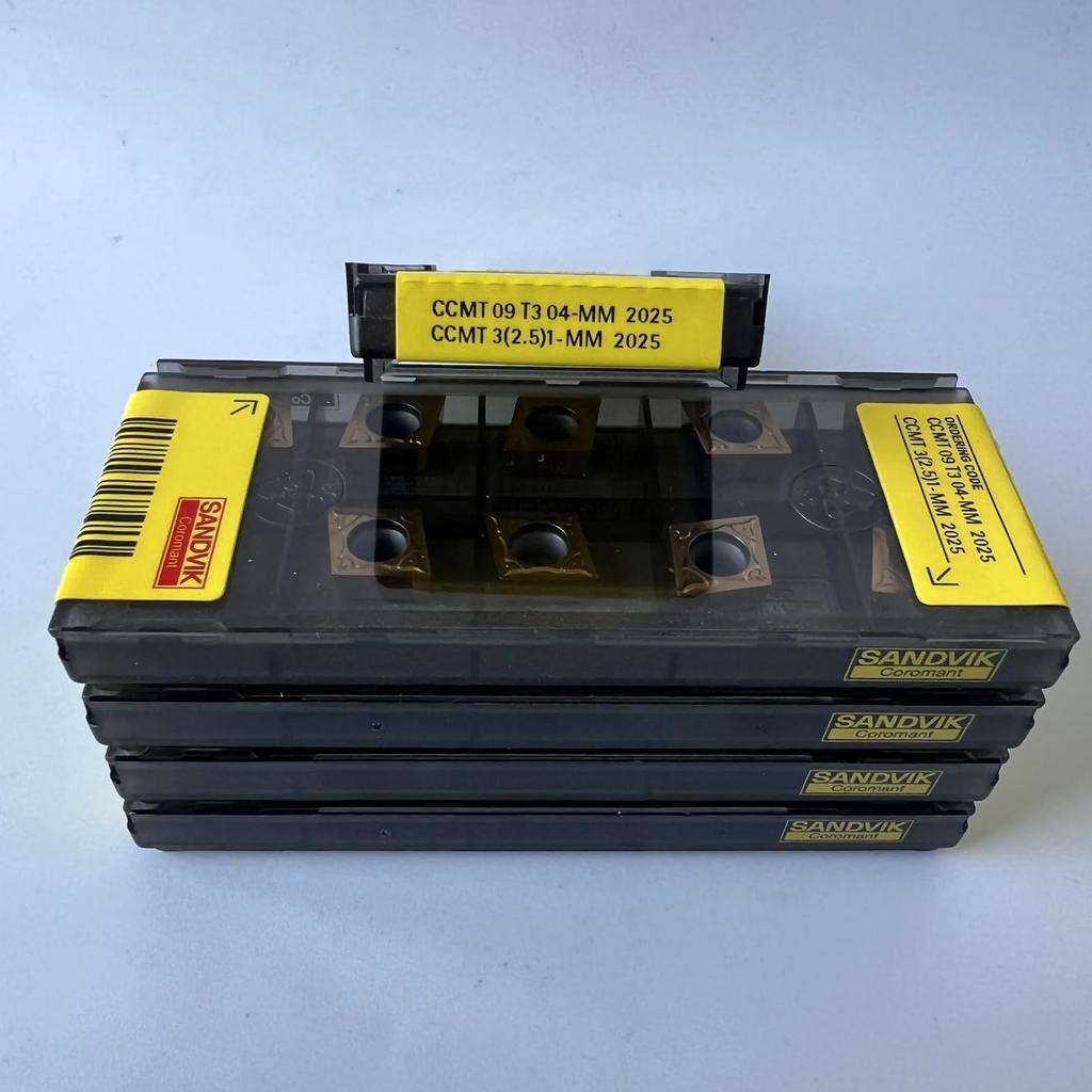 Original Sandvik / CCMT09T304-MM 2025  / CNC Lathe Carbide Blade 10 PCS