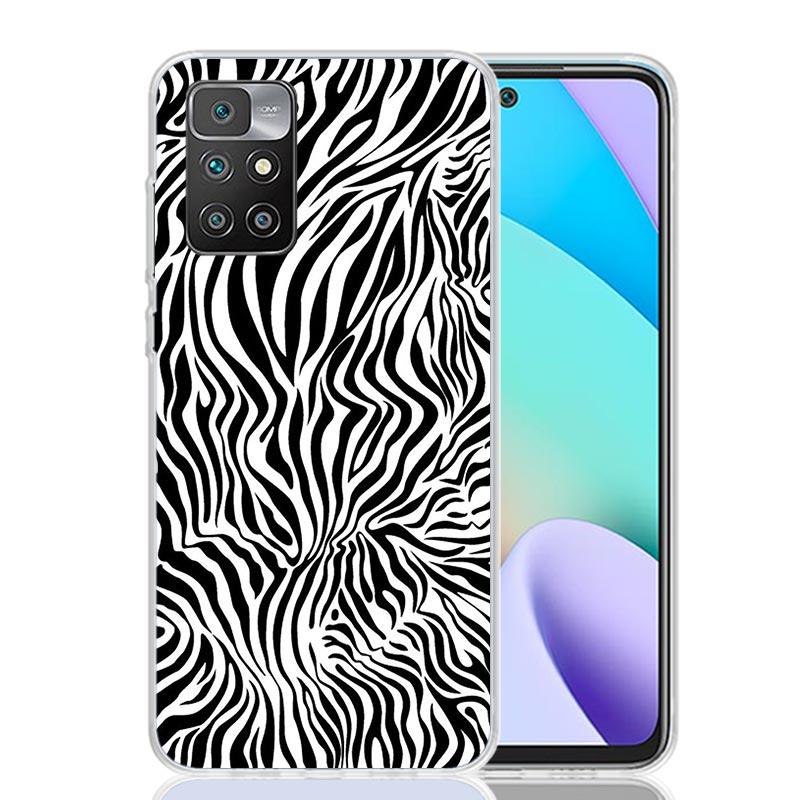 Zebra Stripe Print For Xiaomi Redmi 13C 13 12C 12 14C Phone Case 10 10A 10C 9 9A 9C 9T 8A 8 7A 7 6A 6 Pro K70 K60 K40 K20 S2 10