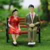 50Pcs Sitting Figures Scale 1:32 Model Figures People Track 1 Painted Color Model Doll Simulation Crafts Garden Decoration