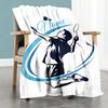 Badminton Enthusiast Personalized Name Blanket Cozy Customizable Blanket Soft & Cozy Throw For Sofa Office Living Room Nap for All Occasions