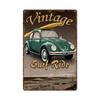 Vintage Tin Art of Summer Surfboards: Ideal for American Bar Backdrops and Home Decor Wall Murals