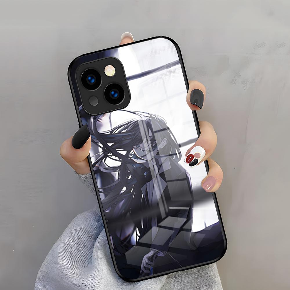 Ado Cartoon Phone Case For IPhone 18 Pro Max 17 Pro 16 15 14 Plus 12 13 11 Shockproof Glass Cover