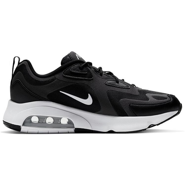 Nike Air Max 200 'Black' (Unisex) Black / White / Off Noir Running Shoes CI3865 001