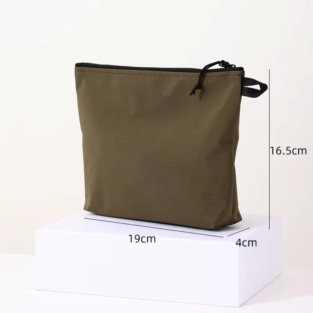 

Portable Waterproof Tool Storage Bag Foldable Ultralight Travel Toiletry Bag Solid Color Large Capacity Women Cosmetic Bag