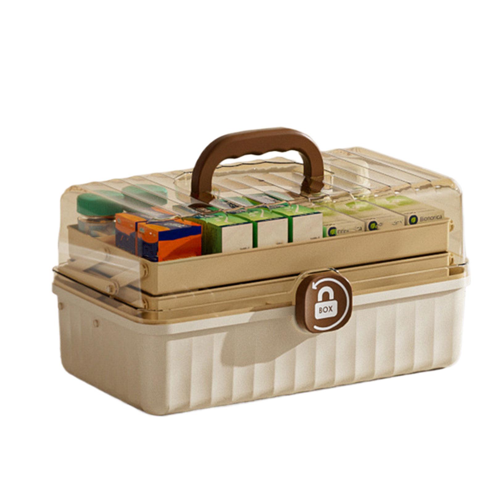 

Портативное хранилище для таблеток, 3 отделения, портативное первое хранилище для таблеток, пряжка для таблеток с чехлом для таблеток, белый 321822