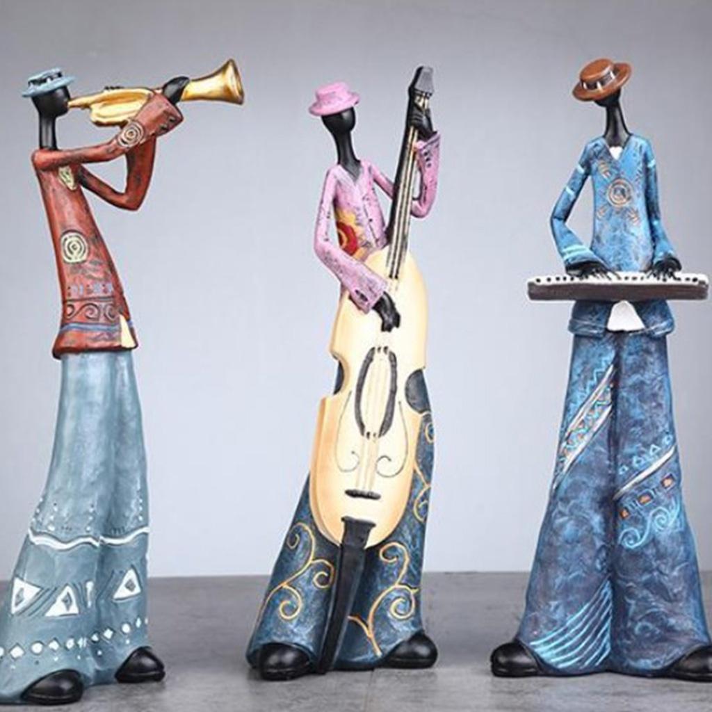 Retro Musician Statues Art & Collectibles Art Objects etna.com.pe