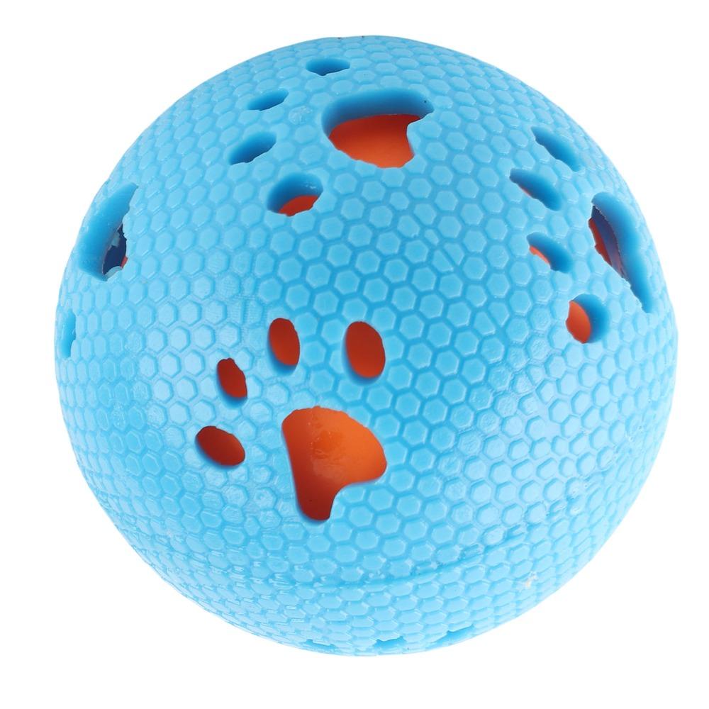 Washable Treat Dispensing Ball TPR Rubber Dog Molar Toy Safe Dog Chew Ball Interactive Play
