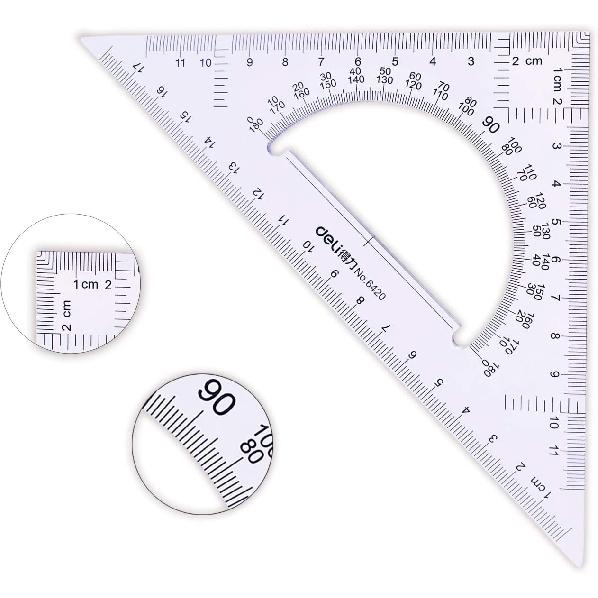 Large Triangle Ruler Square Set,Triangle Protractor,2 pieces