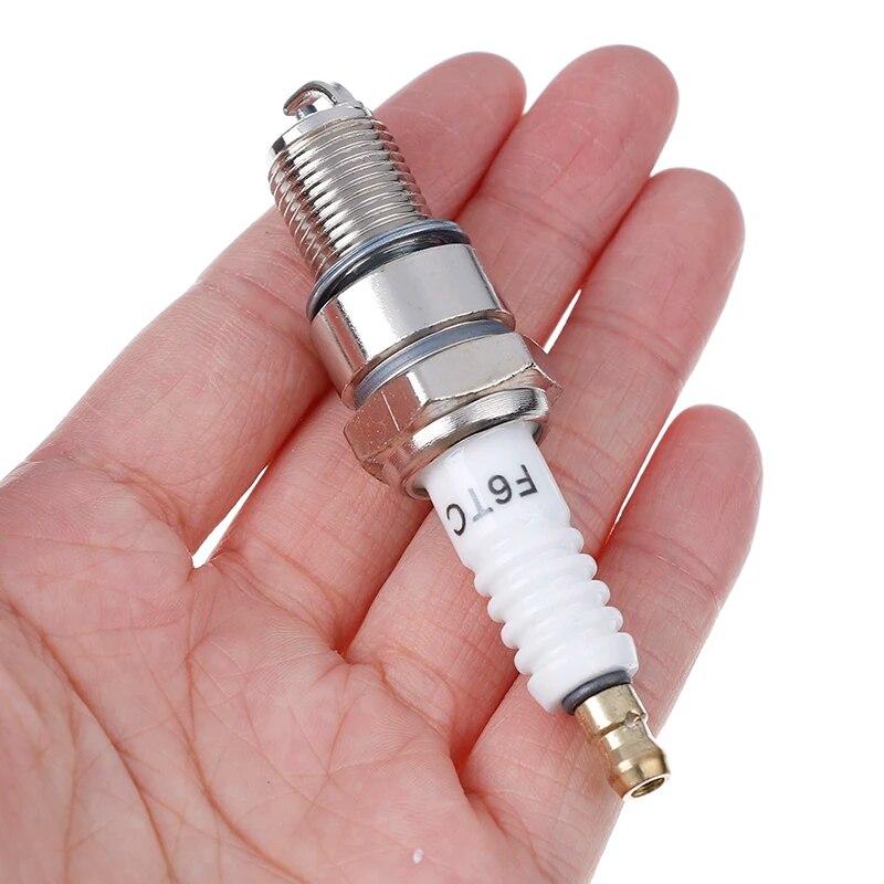 1 Stück Hochwertige F6TC Zündkerze Passend für Verschiedene Trimmer Kettensäge Rasenmäher Motor Generator