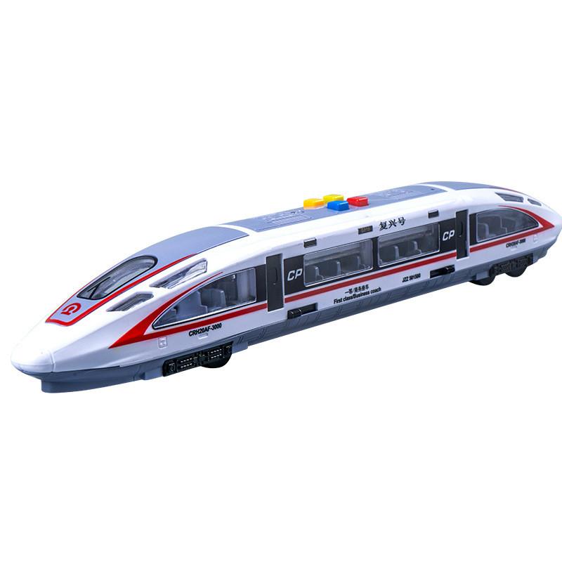 China Rejuvenation Highspeed Train Toy With Lights Music For Kids Educational Play