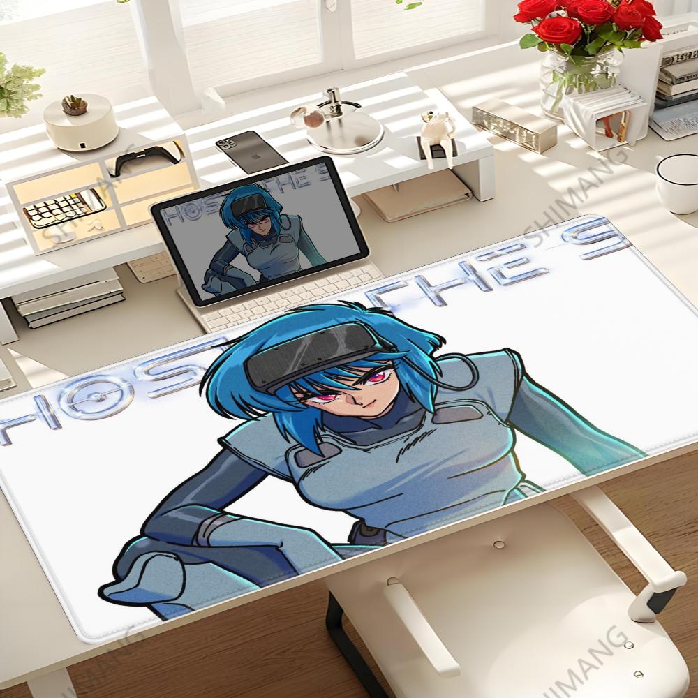 GGhost In the Shell Mouse Pad Nonslip Thickened MousePad Large Writing Lockedge Office Student Gaming Cushion