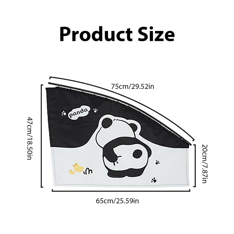 Magnetic Car Sunshade UV Protection Cartoon Design Car Sun Shield Cover Side Window Sunshade Protector Window Film Cover