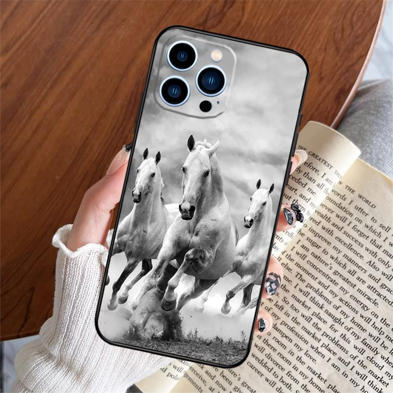 

Чехол для телефона с изображением жеребца, лошади, жеребенка для iPhone 17 Pro Max 11 12 14 15 16 Pro Max Plus 13 mini 16e 17 Air Задняя крышка iPhone 12
