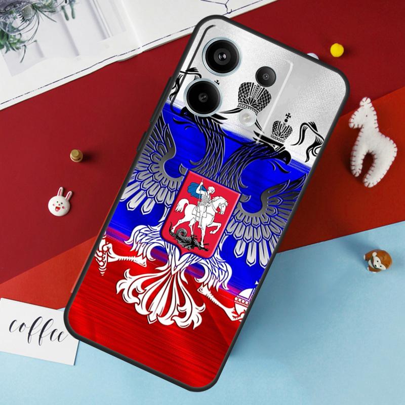 Russia Russian Flag Case for Xiaomi Redmi Note 13 12 10 8 9 11 Pro 12S 10S 11S Redmi 13C 10A 10C 9C 12C Cover