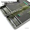 European Carp Fishing Leader Box - Reverse Bottom Rig Storage