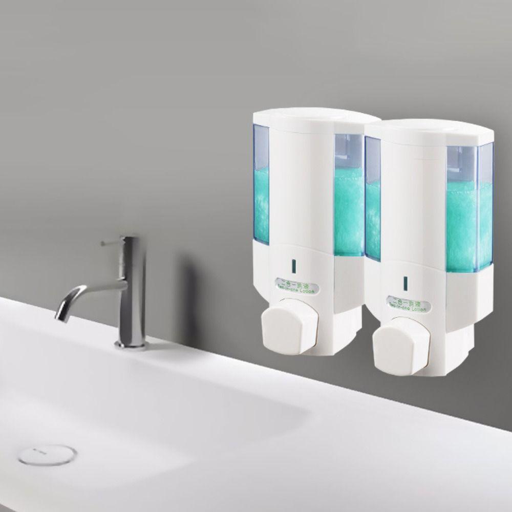 Large Capacity Lotion Soap Container Manual Press Double Soap Dispenser Liquid Soap Dispenser  Home