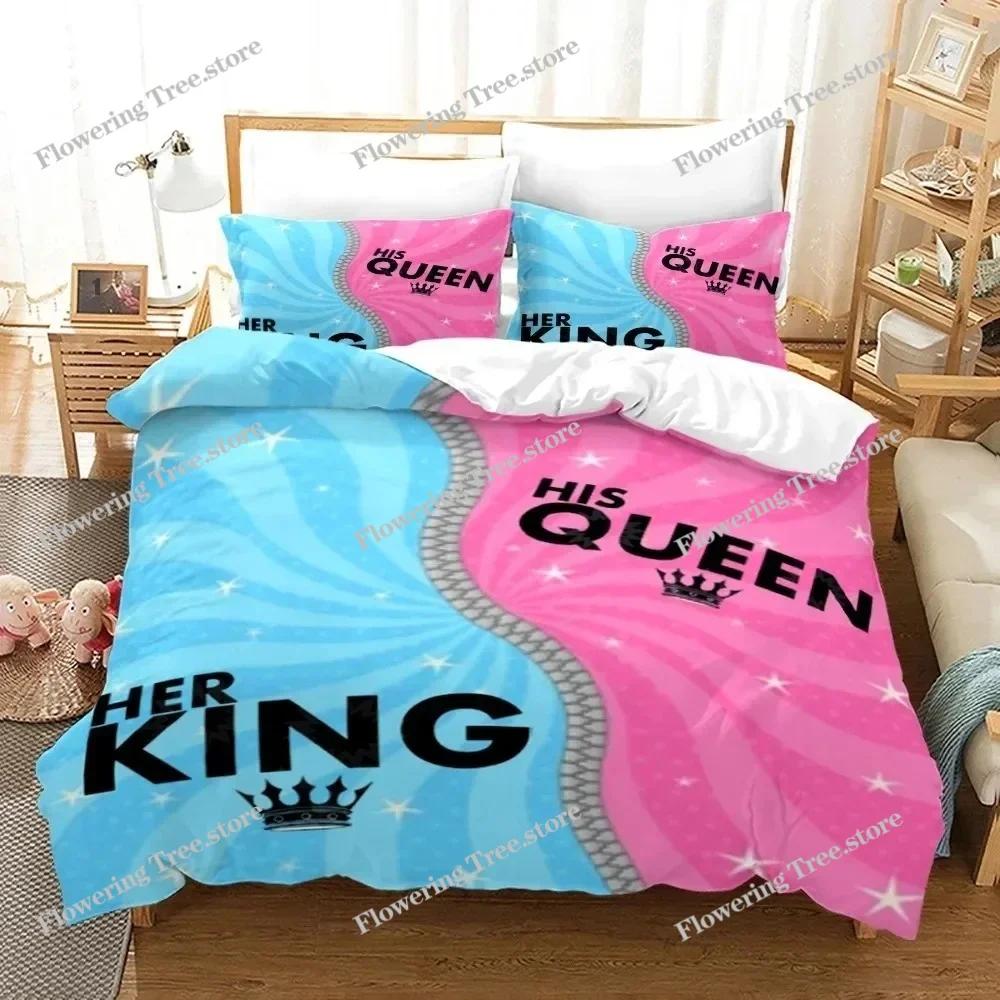 New King Queen Lovers Bedding Set Single Twin Full Queen King Size Lover Oil Painting Bed Set Aldult Boys Bedroom Duvetcover