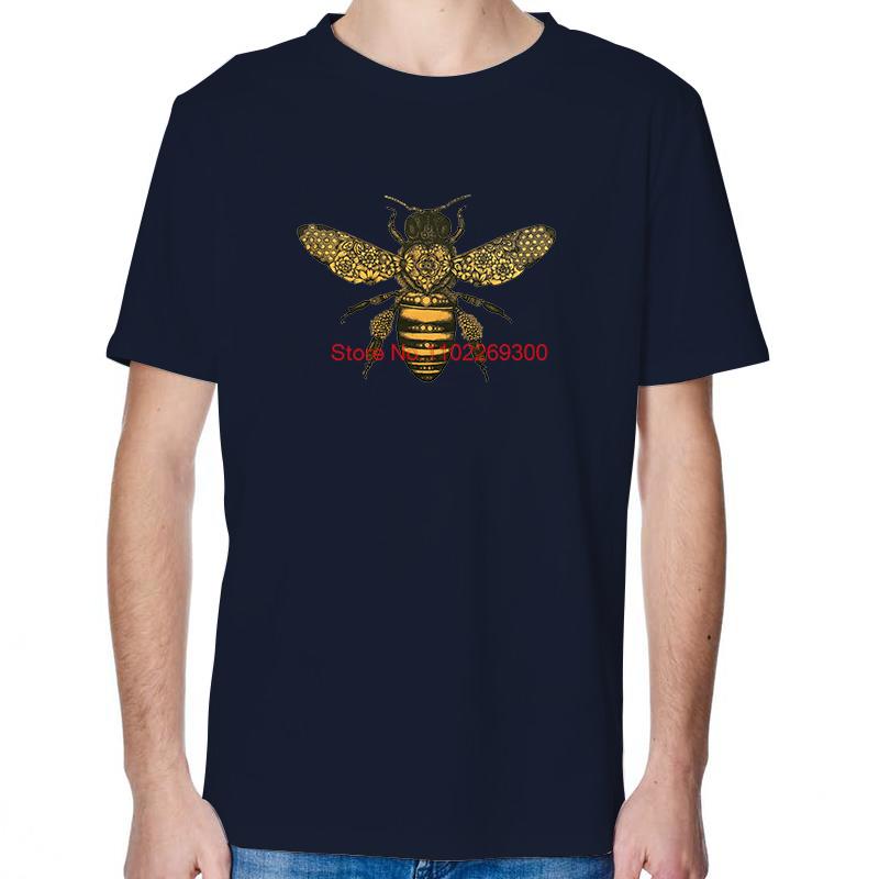 Bee Drawing Moth Insect Tattoo Graphic T Shirts Summer Fashion Tees Tops Cotton New Shirts And TShirts Unisex Print T Shirt