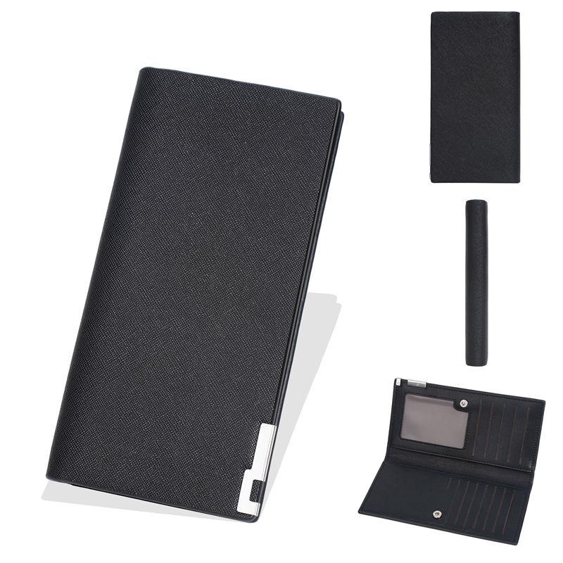 

Baellerry Men Long Wallets Vintage Design Business Card Holder Thin Purse 17.5*9*2cm