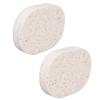 2pcs Compressed Facial Sponge Exfoliating Wash Cosmetic Face Sponge Pad for Facial Deep Cleansing