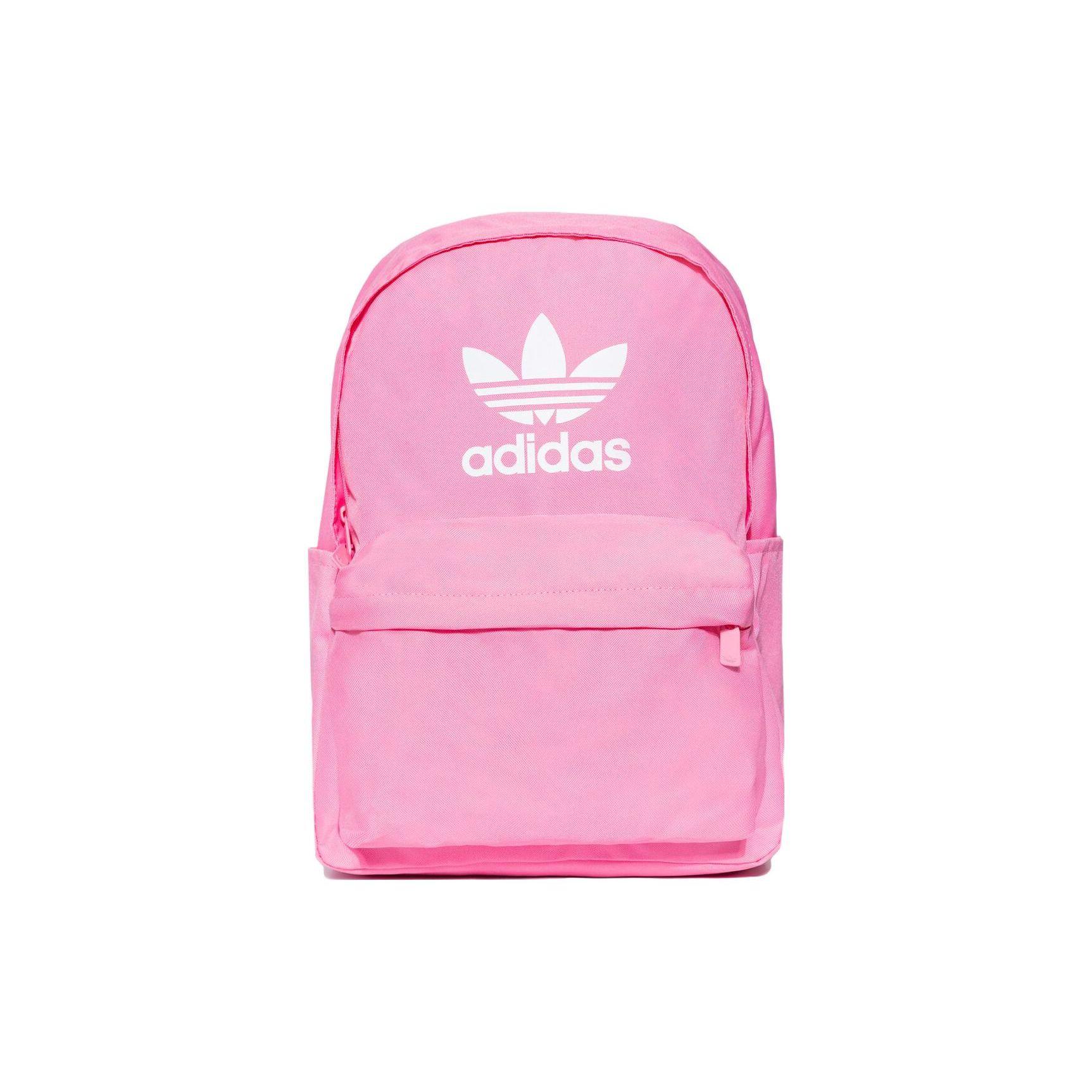 Adidas Originals Sports Logo Print Polyester Backpack Unisex Backpack Pink HK2625 Pink