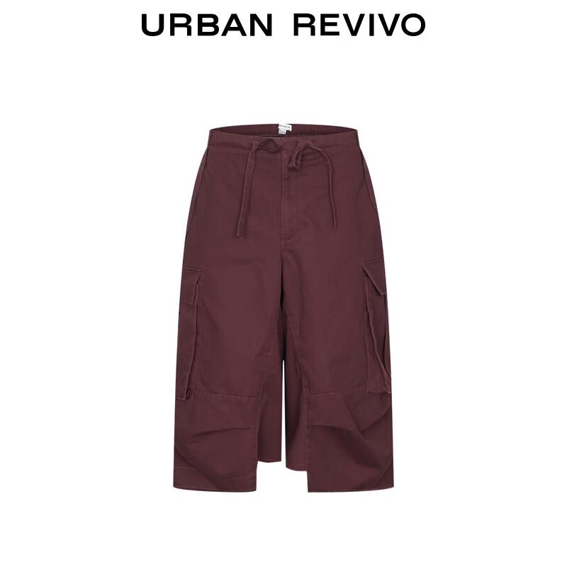 UR 2025 Autumn Women's Deconstructed Workwear Wide-Leg Trousers