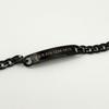 Surgical engraved dementia bracelet silver senior identification tag for dementia patients