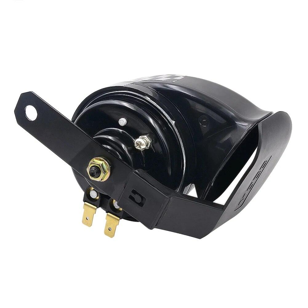 12V Snail Air Horn Waterproof Air Motorcycle Horn Super Loud 130dB 510hz Electric Snail Horn for Car Motorbike Truck Vehicle