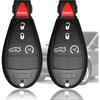 Keyless Entry Remote Key Fob Uncut Replacement Fits for Chrysler 300 2008-2013/ Dodge Charger Durango Challenger 2008-2015 Series FCCID: M3N5WY783X