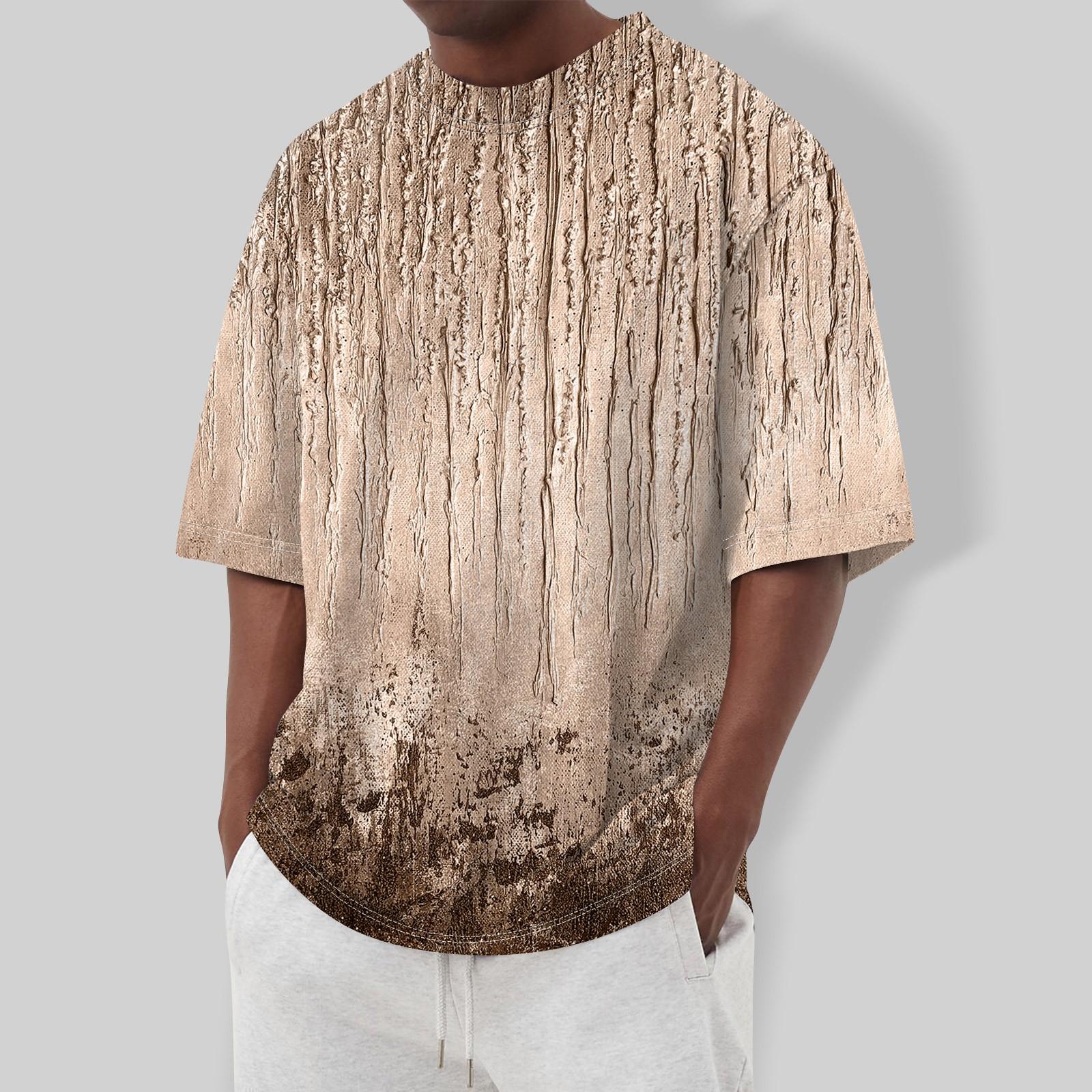 

Летняя мужская популярная футболка с круглым вырезом и коротким рукавом с принтом XXXXL оранжевый