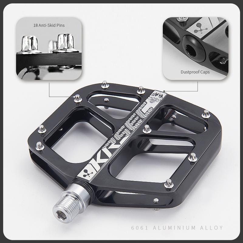 Bike Pedals Mountain Bike Pedal 9/16 Inch Lightweight Bicycle Platform Flat Pedal for BMX MTB Adult Road Bi