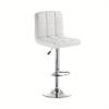 Adjustable Height Chair Swivel Chair Dining Chair Office Chair Single Chair - Metal Frame with Foot Pedal, Home&Office Furniture