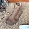 Women's Shoes, Single Shoes, Handmade Leather Women's Boots, Short New Style Shoes