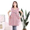 Breathable Cooking Aprons Vest Style Anti Dirty Sleeved Apron Wipeable Hands Multipurpose Stain-Resistant Apron