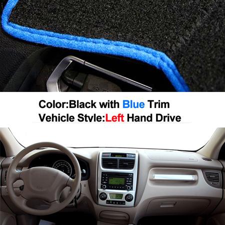 Car Dashboard Cover Dash Mat Carpet For Kia Sportage 2nd Gen JE KM 2004 – 2010 LHD RHD Auto Dashmat 2005 2006 2007 2008 2009