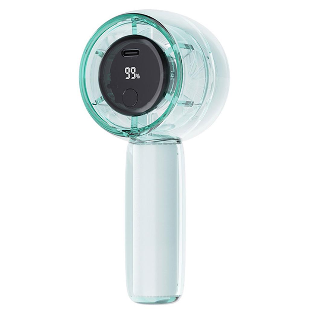 100 Speed Handheld Fan With Digital Display 1800mAh Long Battery Life Portable For Outdoor Sports Daily Commute