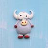 Zebras Refrigerator Magnet Cartoon Animal Magnet, Big Eyes Shape Fridge Magnets Memo Notes Photo Holder, Gift for Lovers Resin Decorative