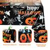 Halloween Pumpkin Skeleton Themed Disposable Tablecloth Waterproof Oilproof Rectangular Table Cover Festival Party Decor Supply