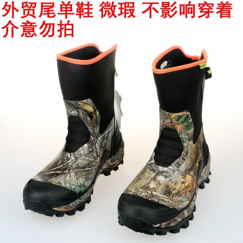 Foreign Trade Tail Order Processing, Winter Snow Boots Non-slip Flat Bottom Velvet To Keep Warm, Cold Rainy Days Wear Ski Resort Travel