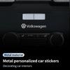 3D Metal Car Emblem Letter Decorative Stickers Badge Decal For Volkswagen VW Passat Golf Tiguan Polo M178 Scirocco Jetta CC Touareg