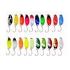 20Pcs Fishing Spoons Lures Sequins Baits Casting Fishing Lures Baits Fishing Lures Spinner Baits Metal Spoon Fish Lures